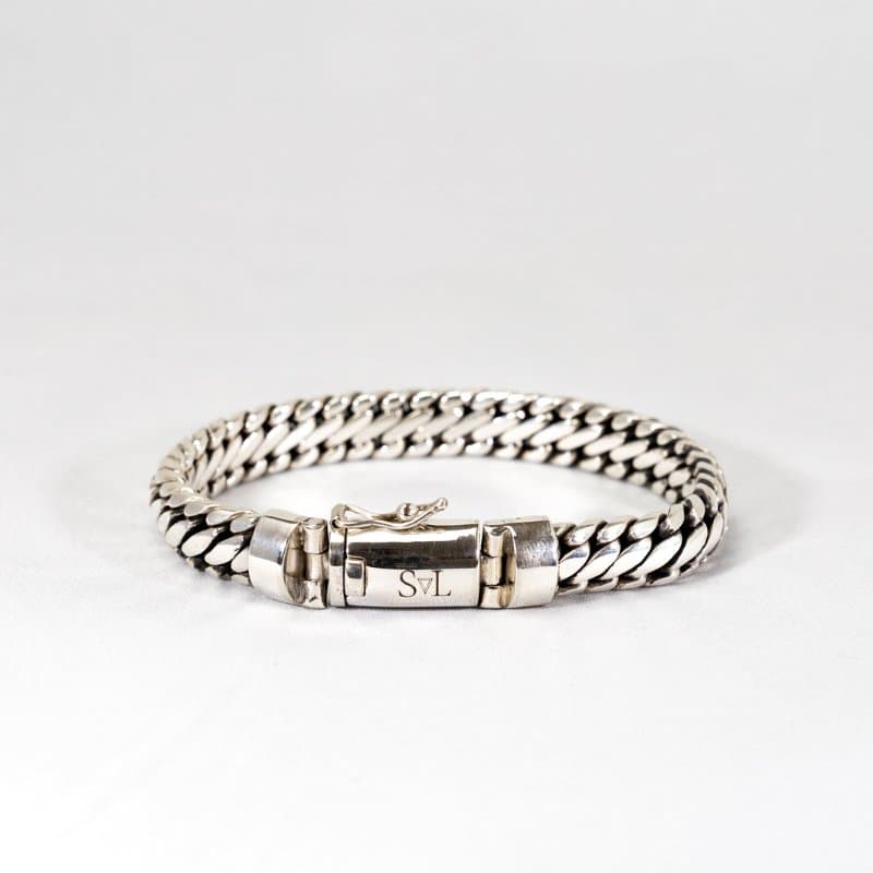 Sterling sovereign bracelet